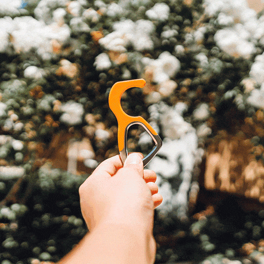 hoo(key) - The Only Patented Antimicrobial Silicone No-Touch Keychain Tool